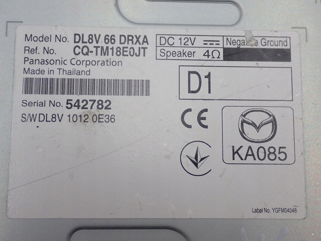 фото №7, Навигация navi радио заводская оригинал baar669c0 mazda cx-3 cx3 19r