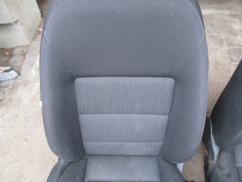 фото №5, Skoda octavia ii сиденье левый lub правый водителя пассажира чёрный ремни