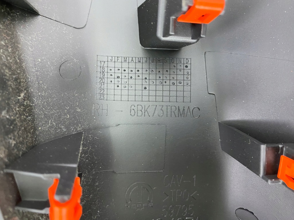 фото №6, Молдинг захист панелі панель приладів dodge ram 1500 2019+