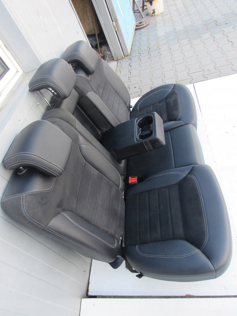 фото №4, Mercedes ml w166 166 заднее сиденье сиденья задняя alcantara кожа