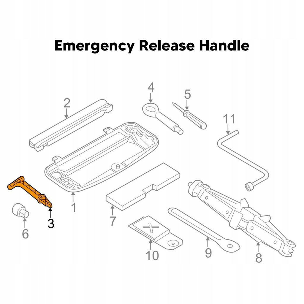 фото №14, Кронштейн ключ awaryjnej переключения передач 24507590395 do bmw x5 x6 e70 e71
