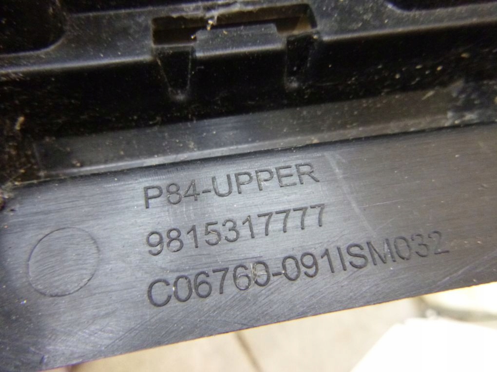 фото №6, Peugeot оригінальний номер 9815317777 решітка радіатора підсилювач решітка радіатора