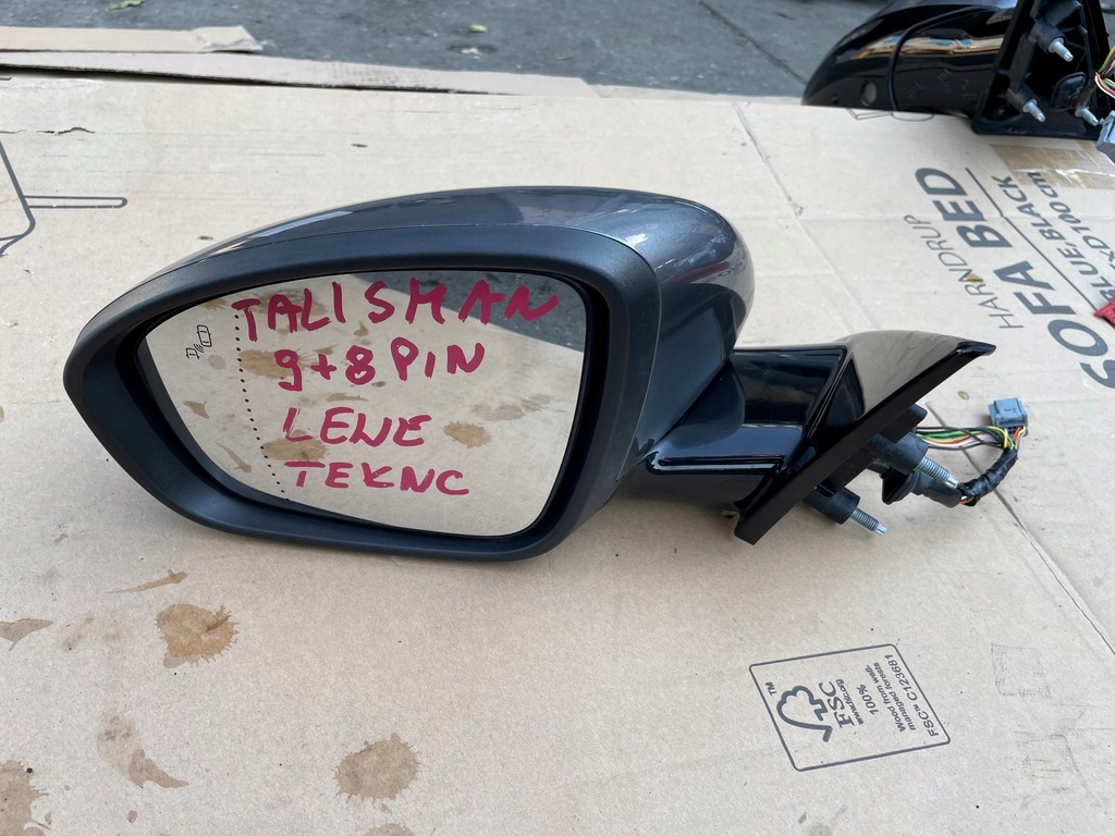 фото №9, Renault talisman зеркало наружное l 9+8 pin p 11+8 pin полный teknc