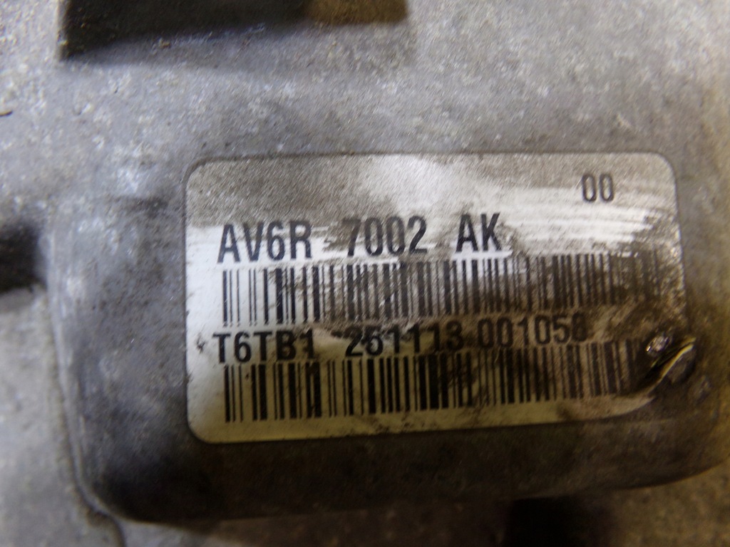 фото №6, Mondeo mk4 1.6 ti 16v 14r 120km коробка передач передач 5 av6r-7002-ak