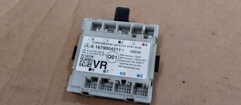 фото №1, Модуль блок управления дверь mercedes e klasa w213 a1679004211