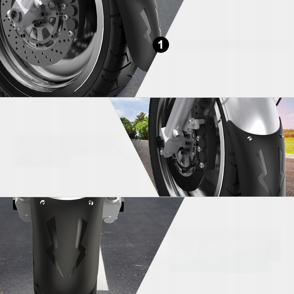 фото №9, Крила передній велосипед мотоцикл захист колеса mo