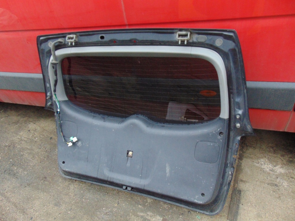 фото №14, Кришка багажника багажника задня hyundai santa fe ii czarna з скло