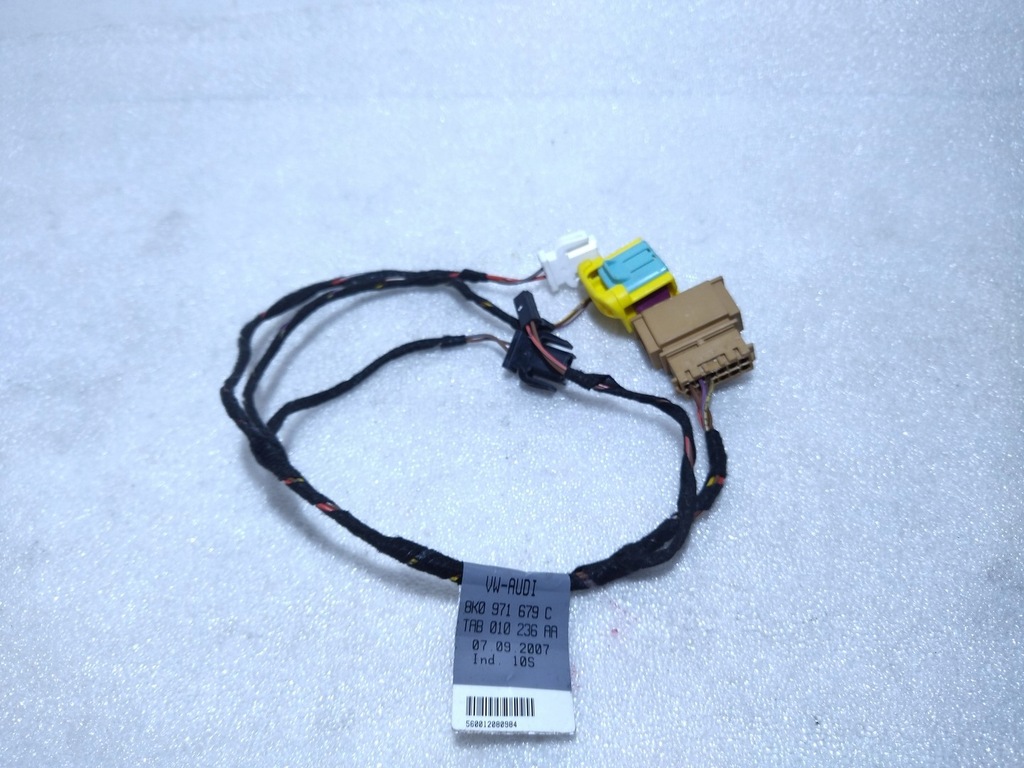 фото №9, 8k0971679c жгут подушки безопасности powietrzenej консоли подушка безопасности audi