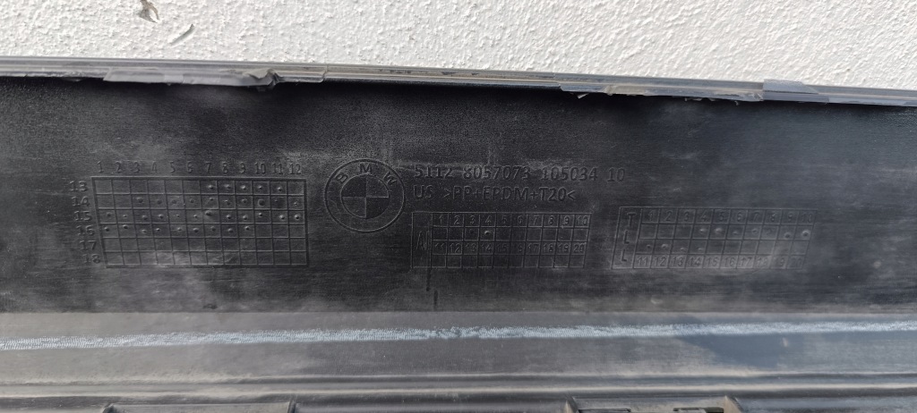 Bmw x6 f16 m-pakiet дифузор спойлер бампера задня Доставка