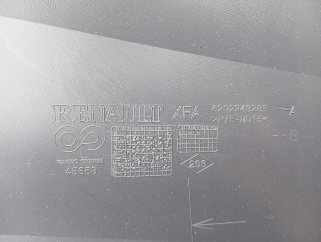 фото №5, Бампер перед renault grand scenic iv 4pdc 620224328r новый оригинальный номер