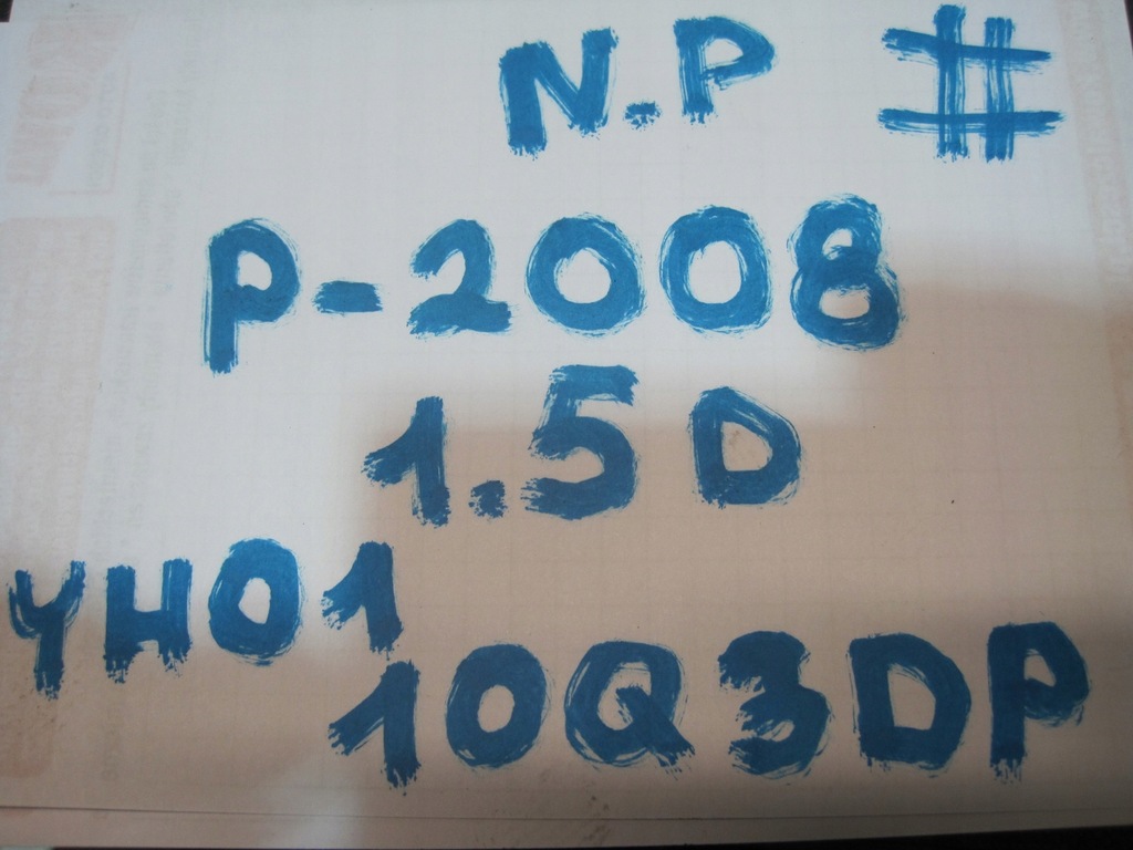 фото №6, Двигатель двигатель peugeot 2008 1.5d 10q3dp kompletny