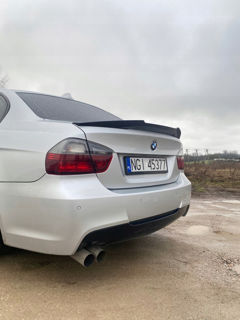 фото №13, Bmw 3 e90 спойлер спойлер m4 czarna abs спойлер задній даховий na кришка задня m3