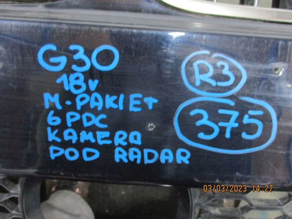 фото №13, Бампер bmw 5 g30 камера m-pakiet 6 pdc передній