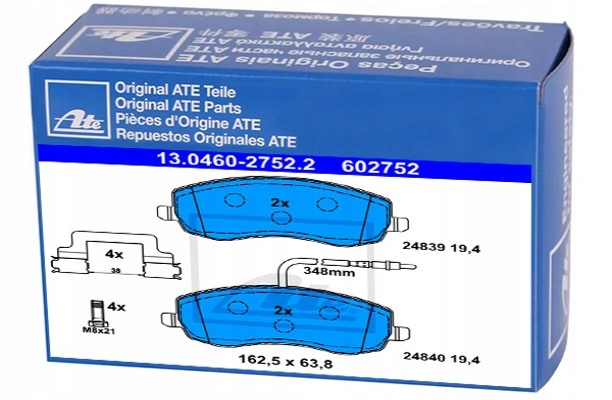 фото №1, Тормозные колодки тормозные перед do lancia phedra 2.2 jtd
