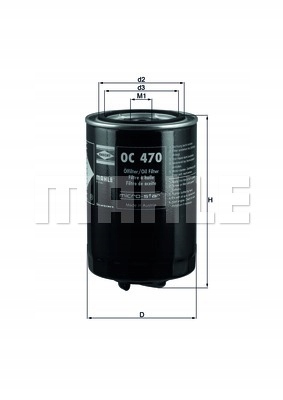 Фильтр масла knecht/mahle oc 470 в Украине