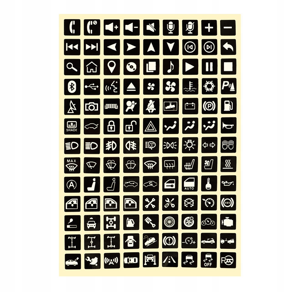 фото №13, Наклейки naprawcze na панель кондиционер переключатель декор реле etykiet