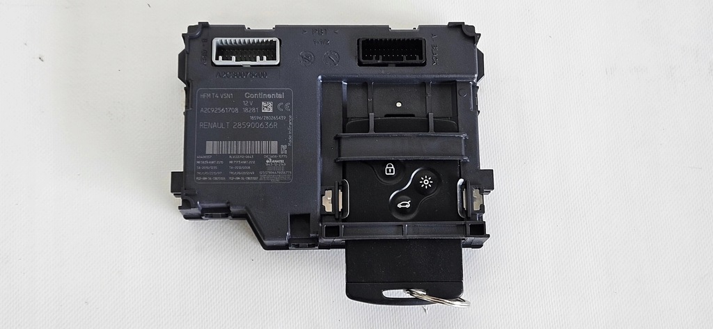 фото №1, Зчитувач карта модуль роз'єм + карта renault clio iv