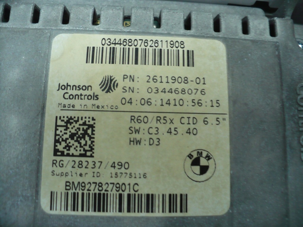 фото №4, Mini countryman r60 10-17 радіо навігація navi alpina 9361143 2611908-01