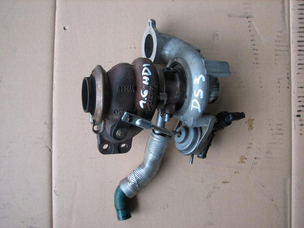 фото №1, Турбонагнетатель турбина citroen ds3 1.6 hdi 2011r.