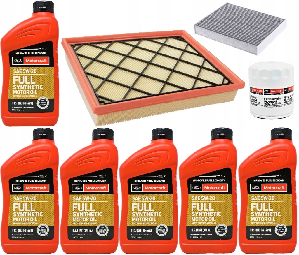 фото №1, Motorcraft 5w20 + фильтры ford escape 1,5 turbo 20-