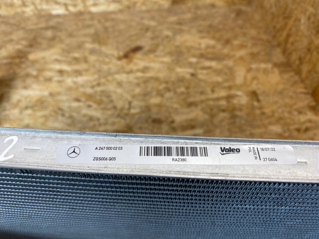 фото №13, Радіатор wody mercedes w177 w247 w118 1.3b a2475000203