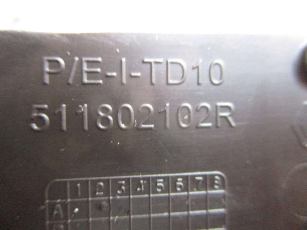 фото №3, Заглушка бампера перед renault trafic iii 14-19 511800680r