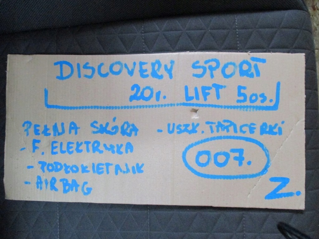 фото №14, Оббивка шкіра сидіння discovery sport 20r lift