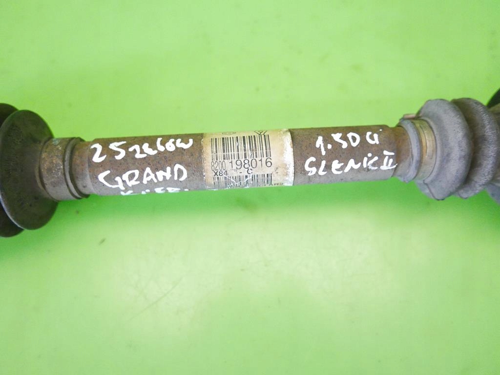 фото №2, Приводной вал левая перед короткий renault scenic ii 1.9 dci