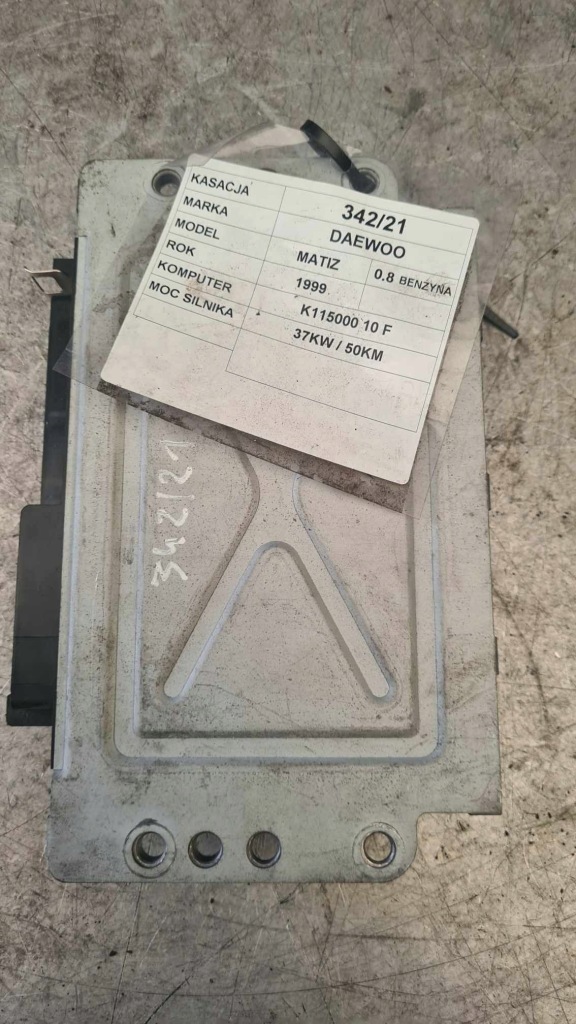 фото №1, Daewoo matiz бортовой компьютер k11500010f