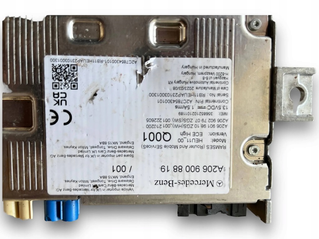 фото №5, Mercedes c klasa w206 блок керування мультимедіа ramses 2069008819 !m