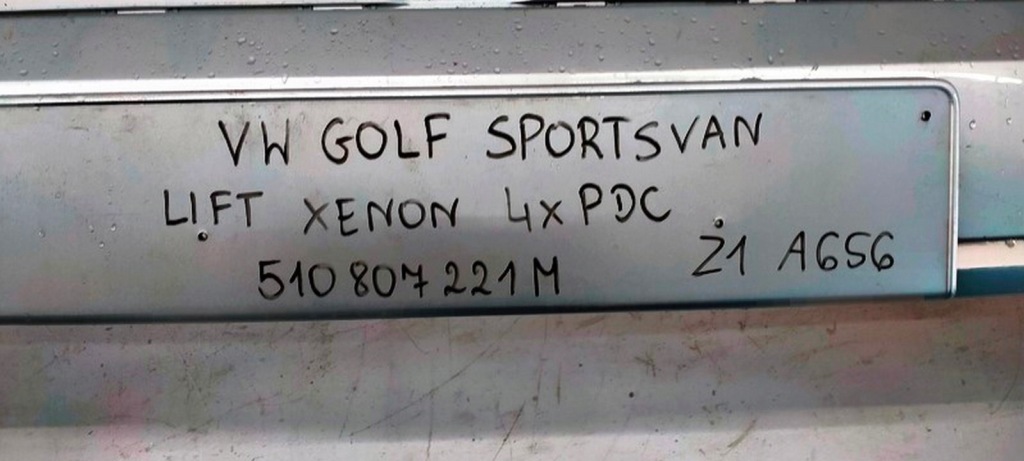 фото №7, Vw golf sportsvan lift 17-20 бампер передний перед