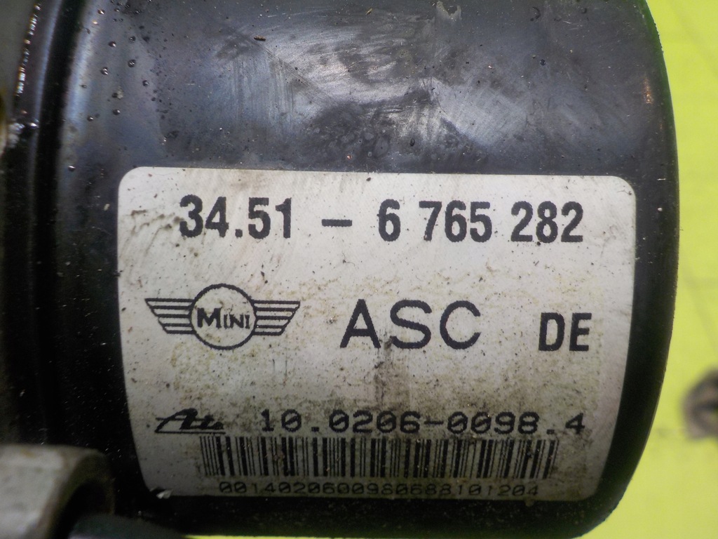 фото №5, Mini cooper one s ii 1.6 b 08r насос abs 6765284 6765282