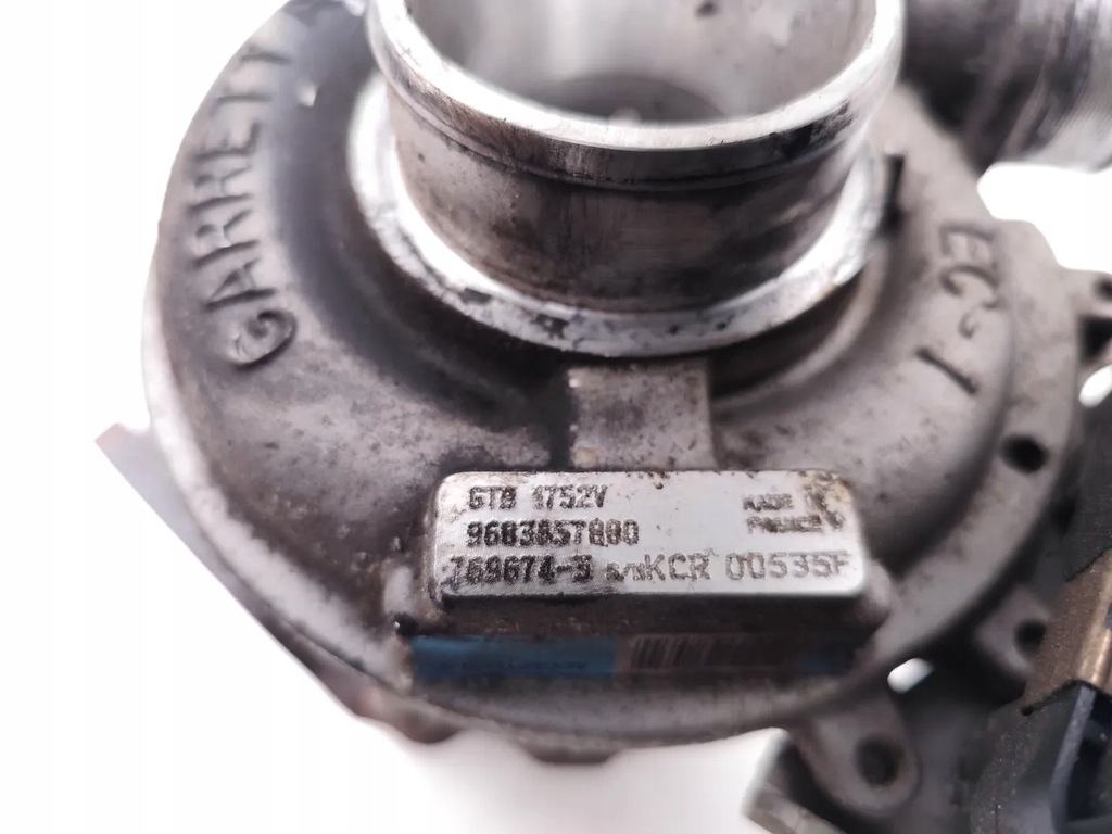 фото №7, Peugeot 4007 турбина 2.2 hdi дизель 115kw 156 hp 9683657880 2007 suv