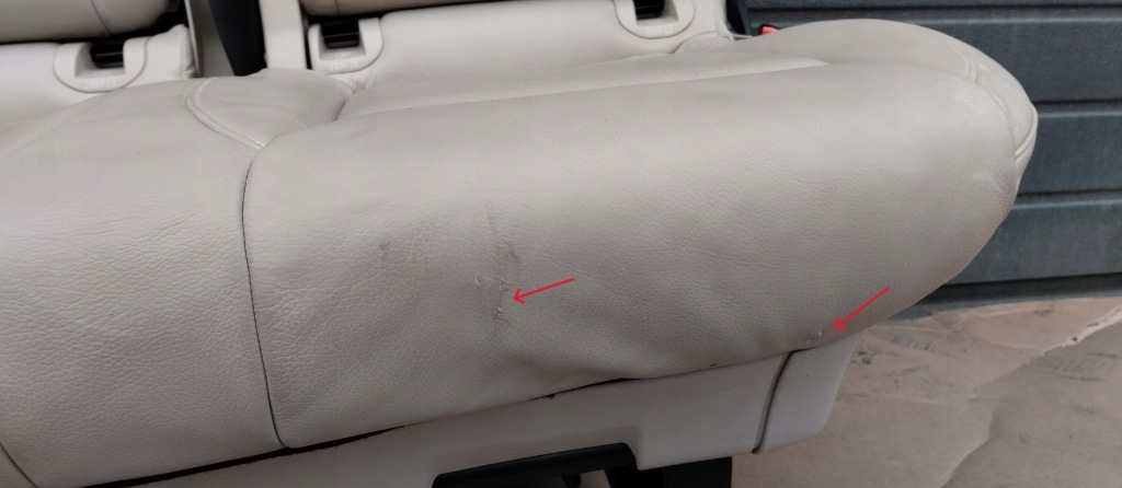 фото №6, Заднє сидіння кремовий mercedes v-klasa w447 шкіра сидіння задня задній krem світлий