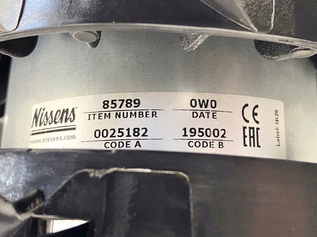 фото №13, Nissens 85789 вентилятор, охлаждение двигателя