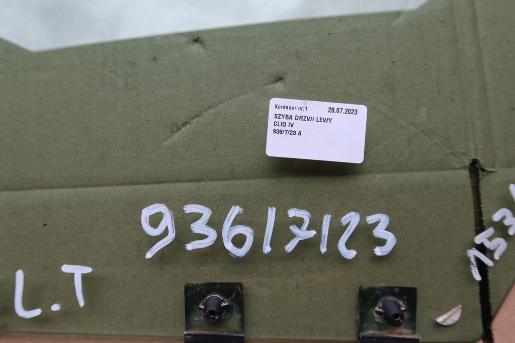 фото №4, Скло двері лівий задня clio iv widoczna rysa
