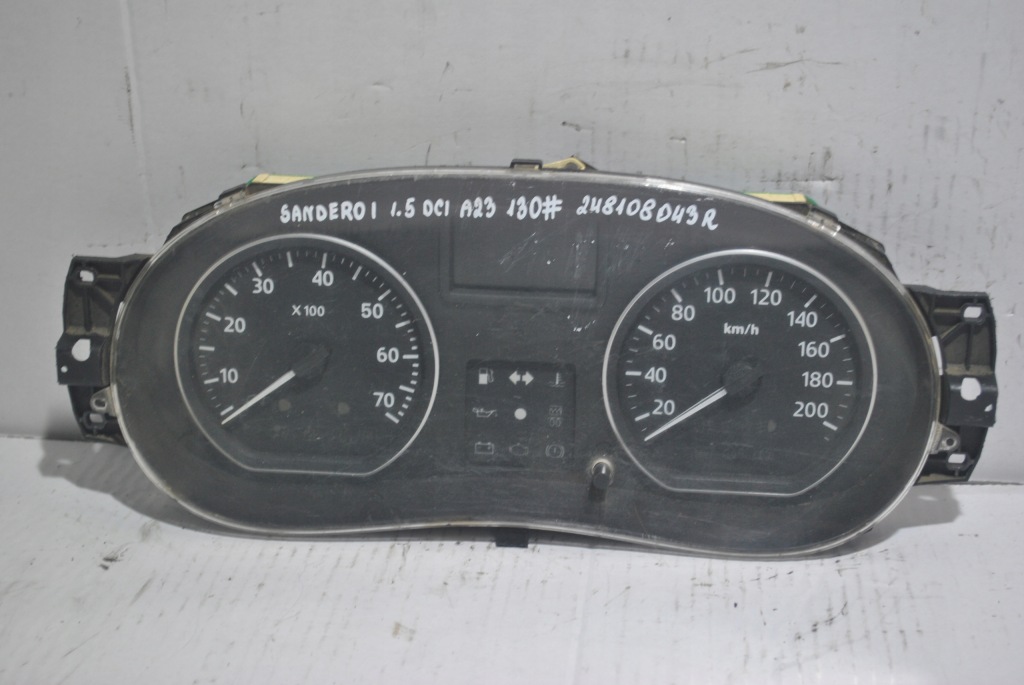 фото №1, Счетчик приборная панель dacia sandero i 1.5 dci 248108043r