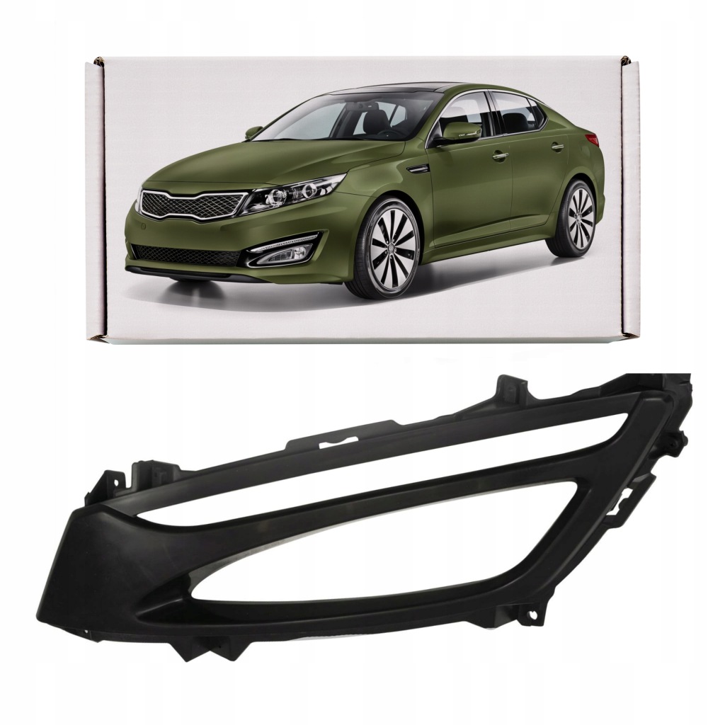 фото №1, Заглушка передний противотуманной фары + drl левая 865512t020 kia optima tf 2010-2013