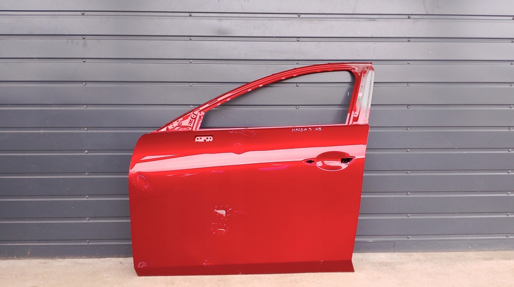 фото №2, Mazda 3 19- hb левая дверь перед передний бордовые