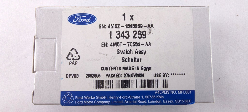 фото №8, Датчик положення педалі зчеплення fiesta ccn _ 1343269 _ 4m5t-7c534-aa