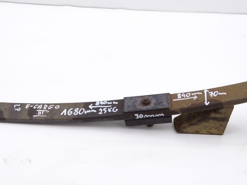 фото №4, Iveco eurocargo 02-15 ресора перед 1 щітка 7 cm