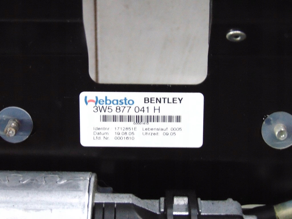 фото №7, Kompletny люк крыша bentley continental flying spur 05-13r