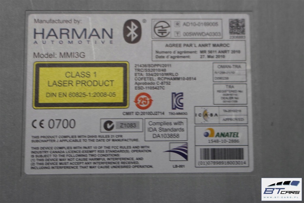 фото №7, Audi q3 fl набір mmi 3g+ зчитувач + монітор 8u 8u1035666 8u0857273b wyświet