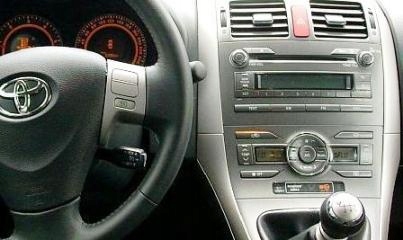 фото №3, Рамка na радио toyota auris 07 1/2din графит 63209