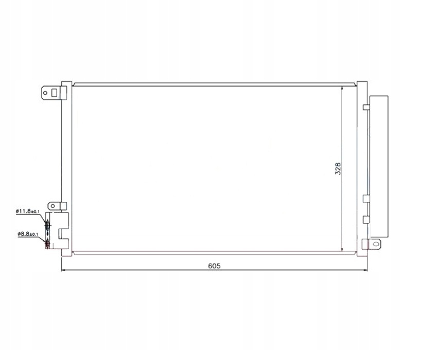 фото №1, Радіатор кондиціонера opel combo d 2012- 50512105