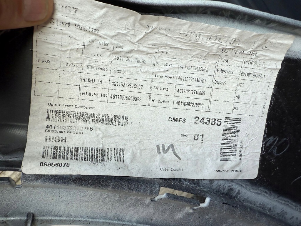 фото №9, Бампер ford mustang mach-e оригинал нет клеёный