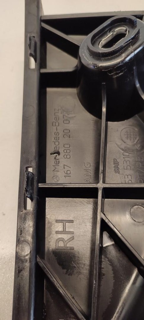 фото №4, Mercedes gle53 w167 напрямна бампера правий задня a1678802007