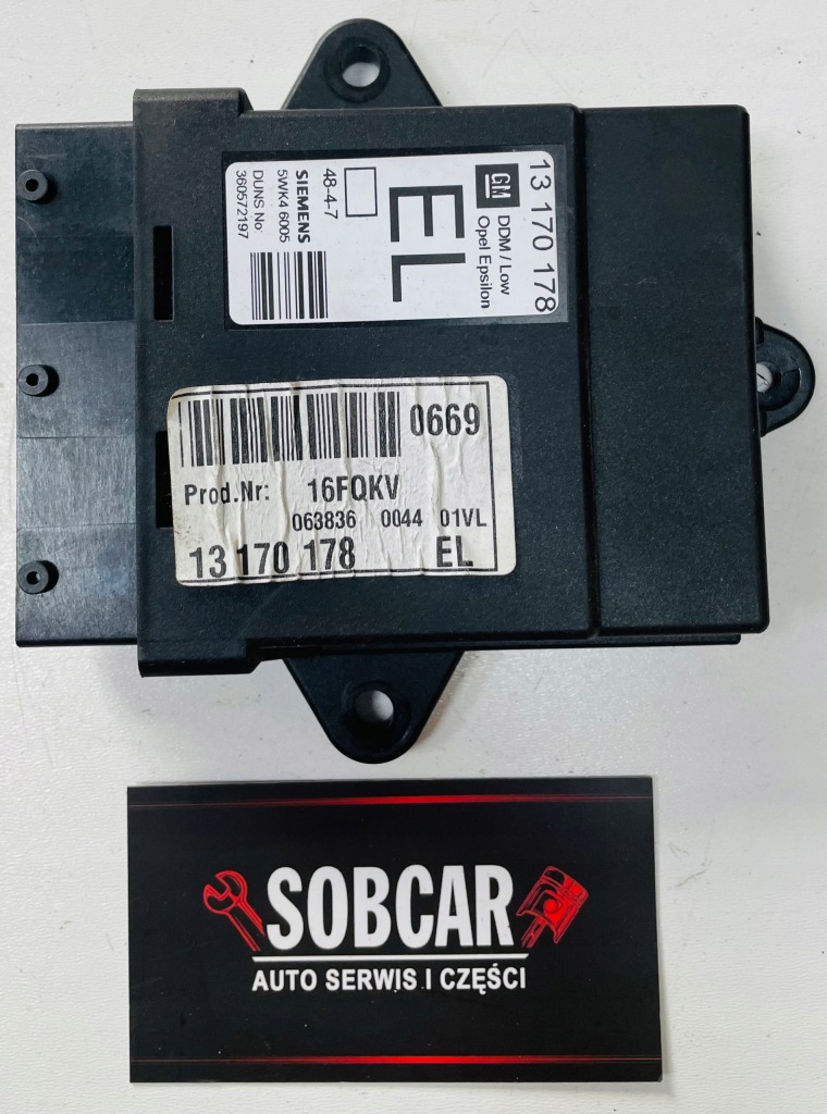 фото №1, Модуль двері лівий перед оригінальний номер 13170178 el opel vectra c signum