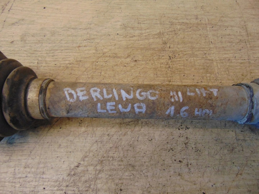 фото №4, Привідний вал ліва перед citroen berlingo iii 1.6 hdi