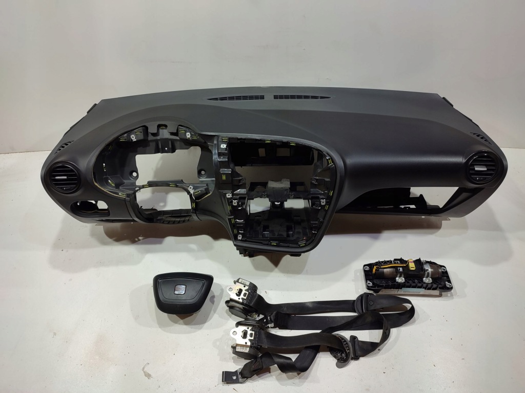 фото №4, Seat leon 2 ii приборная панель консоль подушка безопасности подушки безопасности ремни